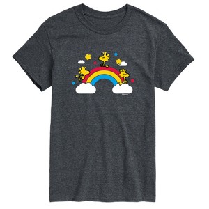 Men's - Peanuts - Woodstock Rainbow Short Sleeve Graphic T-Shirt - 1 of 4