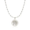 Ross-Simons Sterling Silver Sand Dollar Jewelry Set: Drop Earrings and Necklace Size 18 - 4 of 4