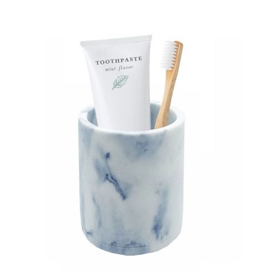 Cameo Tumbler for Mouth Rinsing , Holds Your Toothbrushes and Toothpaste - Great Makeup Brush Holder, Non-Slip Protective Silicone Feet