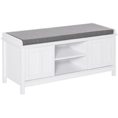 Entryway Storage Shoe Bench with 1 Storage Drawer and 3 Open Compartments -  Costway