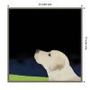 Amanti Art Yellow Dog Profile by Marjorie Weiss Canvas Wall Art Print Framed 22 x 22-in. - 3 of 4