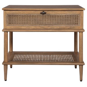 Uttermost Coast Tattan Cane Side Table - 1 of 4
