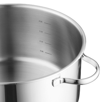 Comfort 7.2 Qt Stainless Steel Stockpot with Glass Lid