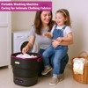 Portable Washing Machine, Mini 13L Folding Compact Washer Fully Automatic - 3 Modes, 5lbs Lightweight for RV/Dorm/Travel/Camping - 3 of 4