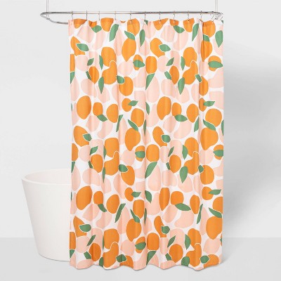 Orange Shower Curtains Target, Orange Shower Curtains