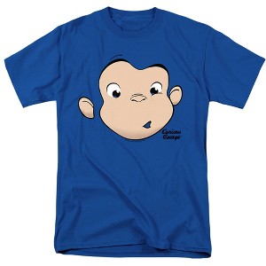 Men's Curious George George Face T-Shirt - 1 of 4