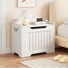 Wooden Storage Chest, Kids Toy Box, Flip Top Storage Bench with Safety Hinge, Bench Storage for Entryway Living Room, Bedroom - 2 of 4