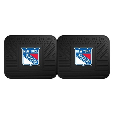 NHL New York Rangers Vinyl Utility Mat Set - 2pc