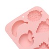 Unique Bargains Candy Mould 6-Cavity Fruit Candy Mould Durian Grape Strawberry Banana Apples PineApples Hand Wash 6.34"x5.79"x1.06" 1 Pc - 4 of 4