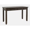Jofran,Madison County Rustic Reclaimed Solid Wood Farmhouse USB Charging Desk - 3 of 4