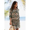 Women's Tie Sleeve Print Dress - LASCANA - 3 of 4