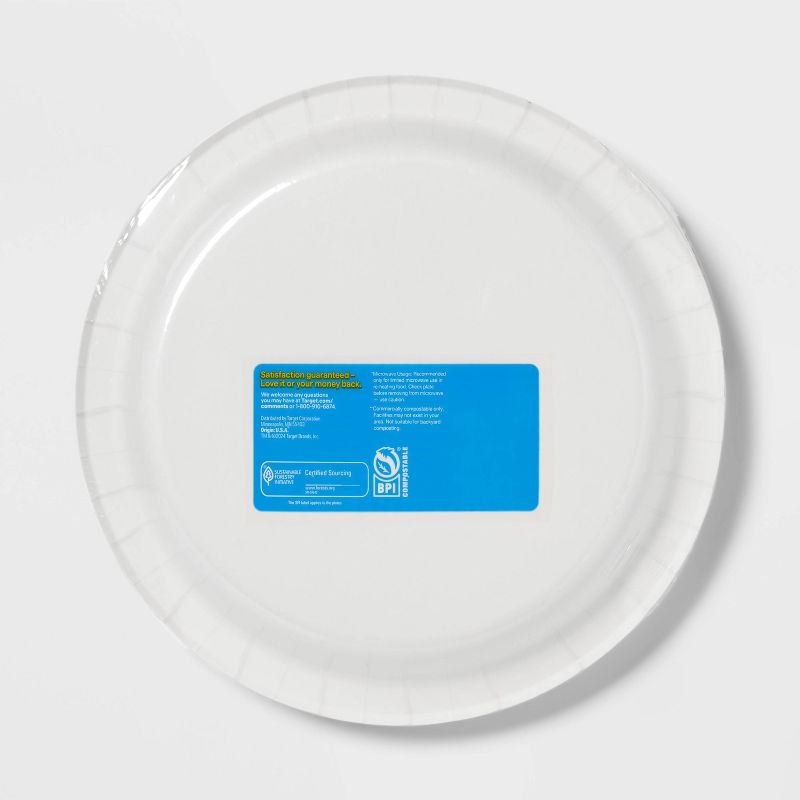 Disposable Paper Plates 10&#34; - Dots - 24ct - up &#38; up&#8482;, 3 of 4