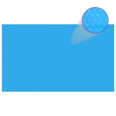 VidaXL Rectangular Pool Cover 196.9 in.x118.1 in. PE Blue