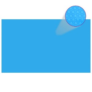 VidaXL Rectangular Pool Cover 196.9 in.x118.1 in. PE Blue - 1 of 4