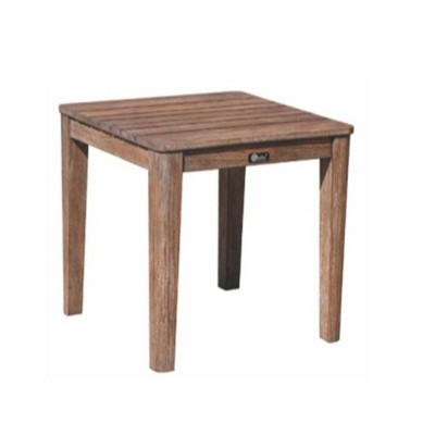 Teak Side Table - Taupe - Courtyard Casual