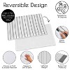 Sweet Jojo Designs Dog Crate Bottom Tray Pan Cover 36in. Stripe White and Grey - 3 of 4