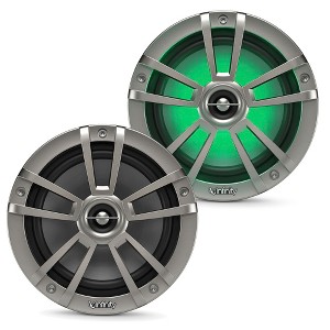 Infinity 622MLT Marine 6.5 Inch RGB LED Coaxial Speakers - Titanium - 1 of 4