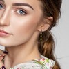 EVERLY JEWELRY | Yellow Plated Sterling Silver 4.18 CT TGW Amethyst Blue Topaz Citrine Peridot & White Topaz Fashion Earrings - 4 of 4
