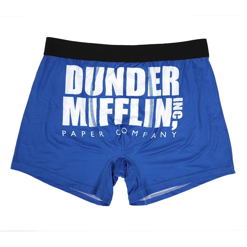 The Office Dunder Mifflin TV Sitcom Mens 3pk Boxer Briefs Underwear, 4 of 5