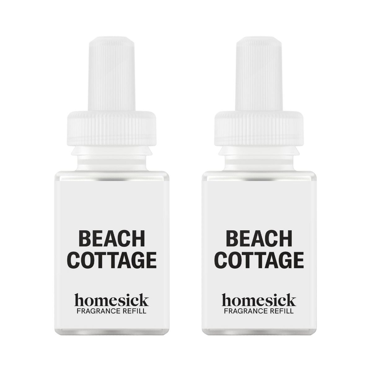 Pura Homesick Beach Cottage 2pk Smart Vial Fragrance Refills: Coastal Plumeria & Bergamot Scent