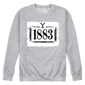 Men's - 1883 - 1883 Wood Sign Graphic Fleece Sweatshirt - 1 of 4