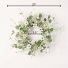 Sullivans Artificial Daisy & Eucalyptus Accent Wreath - 2 of 3