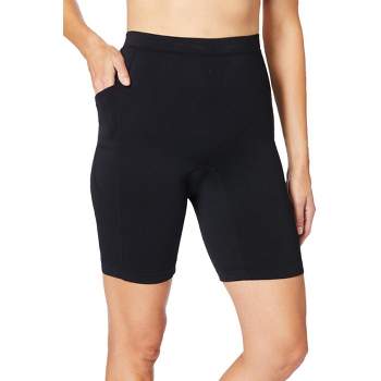 Comfort Choice Women's Plus Size Nylon Brief 5-pack - 13, Black : Target