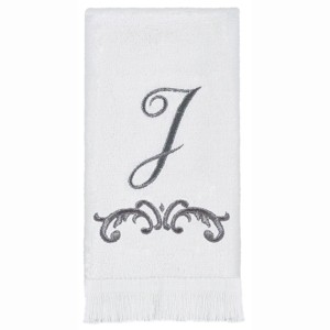 Avanti Scroll Mono Fingertip Towel J - 1 of 2