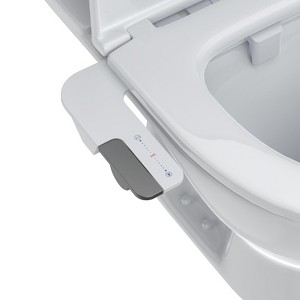 Bidet Attachment for Toilet, Self-Cleaning Dual Nozzle with Adjustable Water Pressure, Rear Wash Toilet Seat Attachment, - 1 of 4