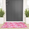 Daily Regina Designs Abstract Retro Flower Pink 36" x 24" Welcome Mat - Society6 - 2 of 3