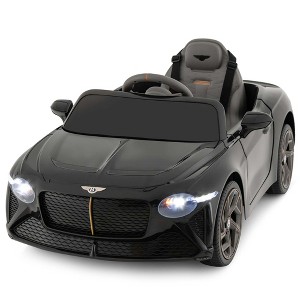 Costway 12V Licensed Bentley Bacalar Kids Electric Ride-on Car with Remote Control Green/Red/White/Black - 1 of 4