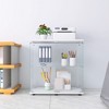Vatros Glass Display Cabinet Curio Cabinets for Living Room - 3 of 4