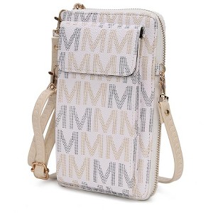 MKF Collection Cossetta Cell Phone Crossbody Wristlet Handbag Vegan Leather Versatile Multi-Use Phone Holder by Mia K - 1 of 4