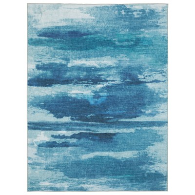 Oriental Weavers Sumter SUM10 Blue/ Ivory Indoor Area Rug - 7'6" x 10'