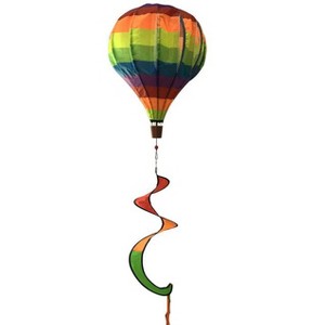 Briarwood Lane Summer Rainbow Deluxe Hot Air Balloon Wind Twister 54x12 - 1 of 3