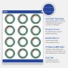 Avery Round Cards, 2" Diameter, Silver-Green Plaid, Matte, 120ct - 3 of 4