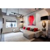 Elegant Lighting Wallace 3 light Matte Black and Brass Pendant - 2 of 4