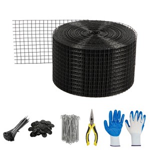 Coucheta Solar Panel Protection Mesh - Heavy Duty PVC Coated Critter Guard with 100 Clips, 100 Cable Ties, Gloves & Pliers for Bird&Rodent Prevention - 1 of 4