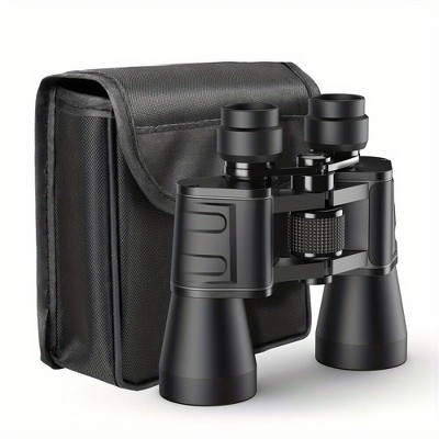 UBSSO 10X50 Binoculars For Adults, Compact Binoculars For Bird Watching Hunting Football Games Travel Stargazing Cruise With Carrying Bag, Gris