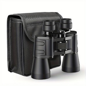 UBSSO 10X50 Binoculars For Adults, Compact Binoculars For Bird Watching Hunting Football Games Travel Stargazing Cruise With Carrying Bag, Gris - 1 of 4