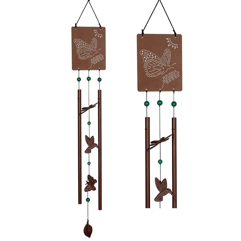Woodstock Wind Chimes Signature Collection, Victorian Garden Chime, Rusted Steel Wind Chime, 4 of 10