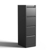 4 Drawer File Cabinet, Metal Filing Cabinets With Lock For A4/Letter/Legal Size File, Steel Vertical File Storage Cabinet For Home Office - 3 of 4