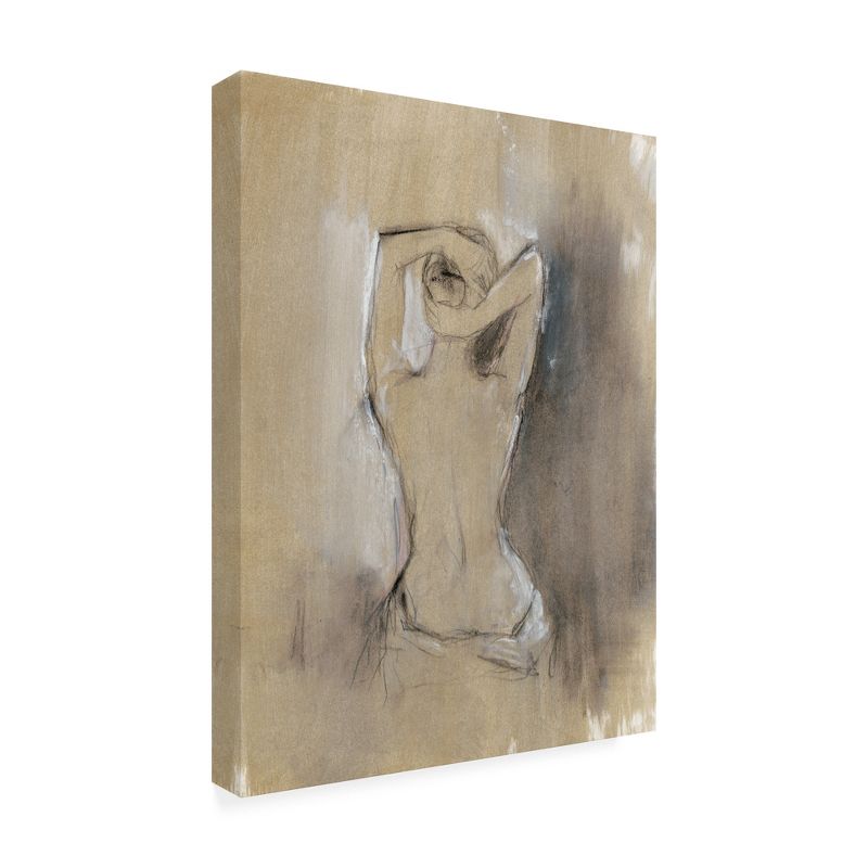 Trademark Fine Art -Ethan Harper 'Contemporary Draped Figure I' Canvas Art, 1 of 5