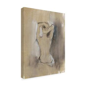 Trademark Fine Art -Ethan Harper 'Contemporary Draped Figure I' Canvas Art