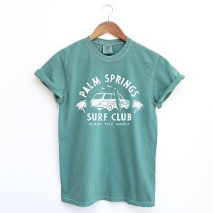 Simply Sage Market Women's Palm Springs Beach Short Sleeve Garment Dyed Tee - 1 of 4
