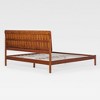 Saracina Home King MidCentury Vertical Slatted Headboard Solid Pine Bed - 4 of 4