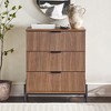 NicBex 35.38"H Classic Metal Handles Storage Dresser for Bedroom with 3 Drawers - 4 of 4