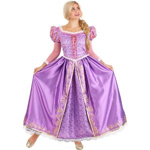 HalloweenCostumes.com Adult Premium Rapunzel Costume - 1 of 4
