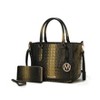 MKF Collection Aphelia Croc-Embossed Everyday Tote Women's Handbag by Mia K - 2 of 4