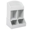 3-Tier Wooden Kids' Toy Organizer & Bookshelf - 4-Room Storage System for Nursery, Playroom, Bedroom - 4 of 4